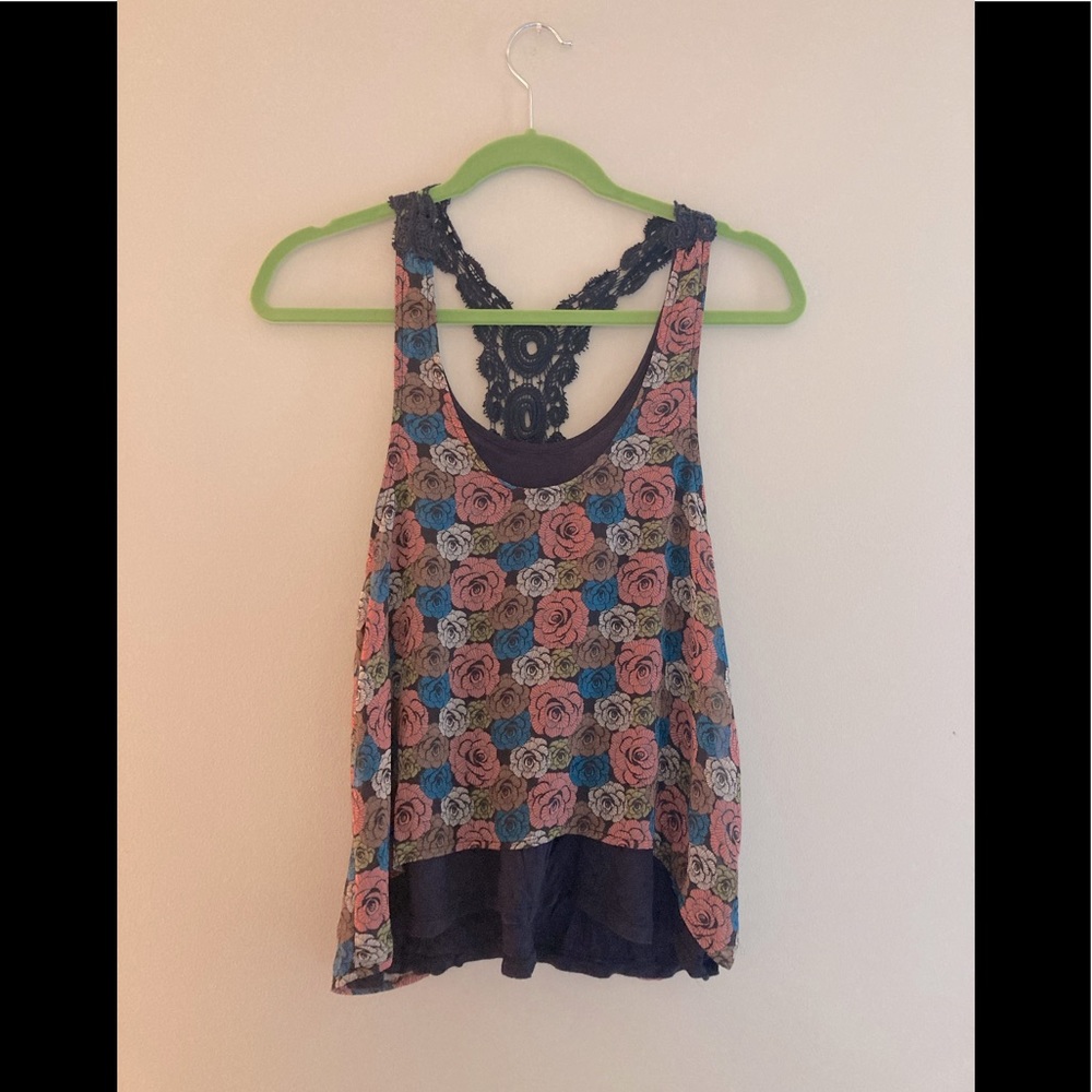 Floral tank top
